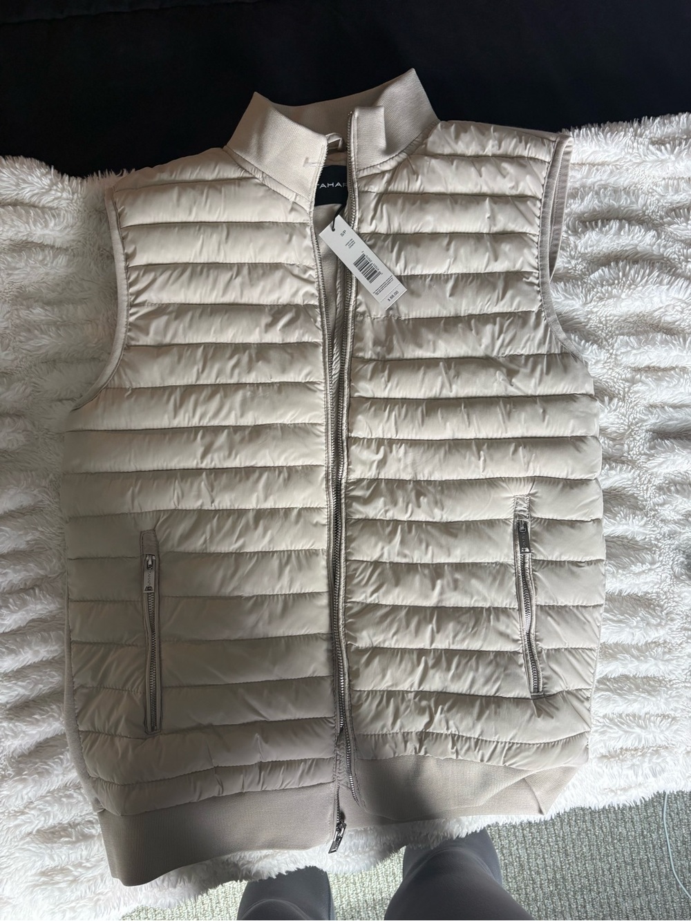 Meant Beige Puffer Vest